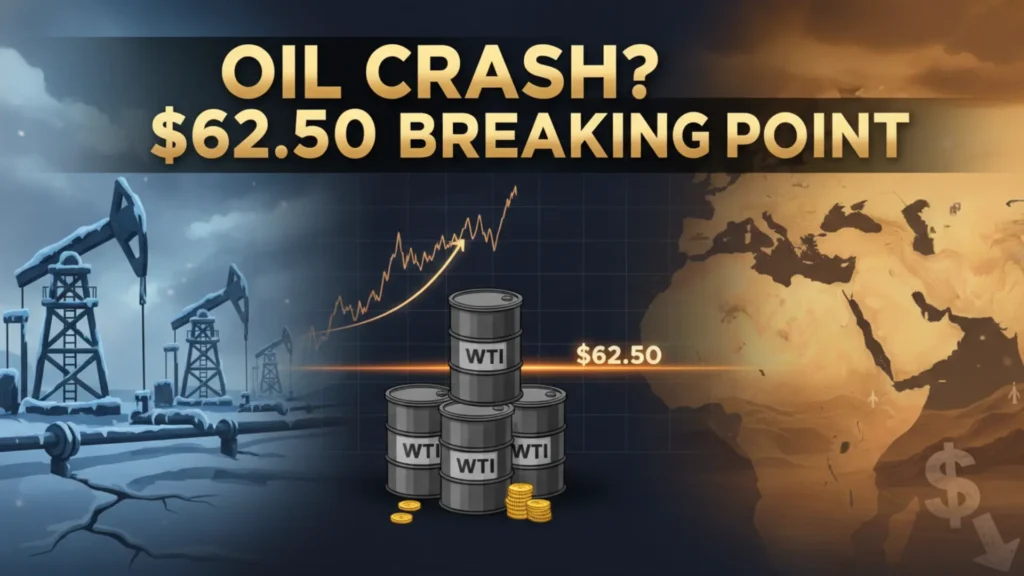 WTI Oil Near $62.50 as Supply Risks and Geopolitics Rise.