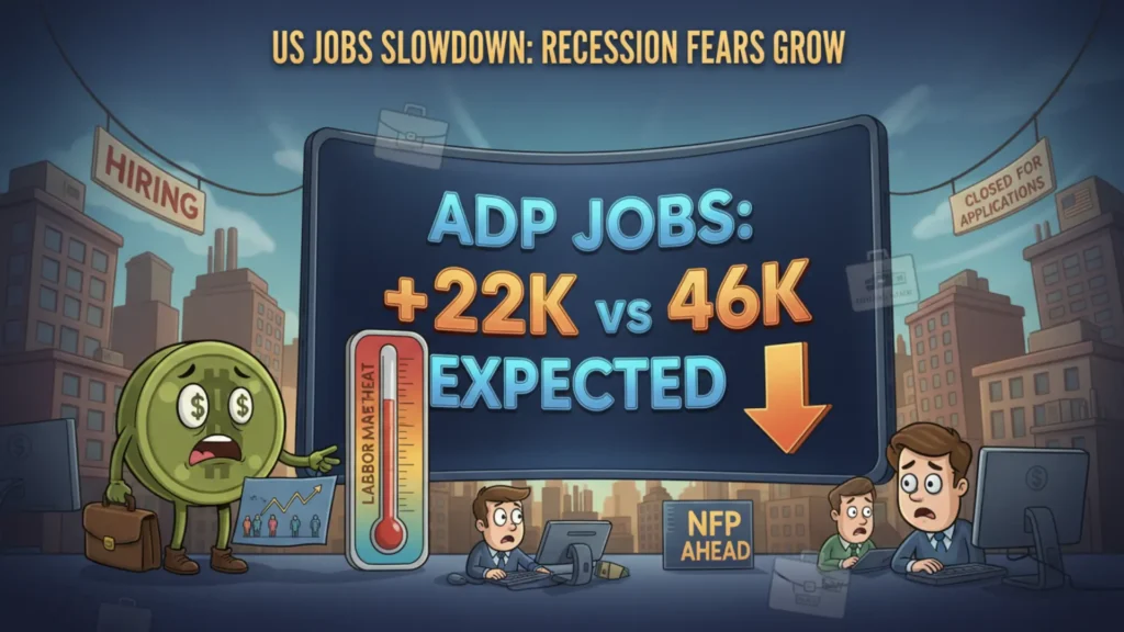 ADP Employment Miss Signals Cooling US Labor Market.