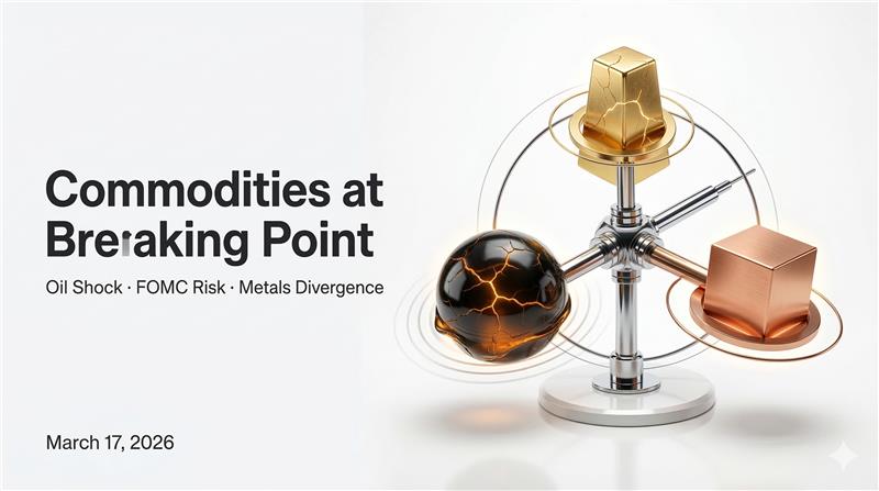 Commodity Market Analysis – March 17, 2026 | Gold, Oil, Silver & Copper