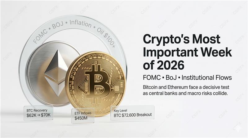 Weekly Crypto Market Analysis — March 14–20, 2026 | BTC · ETH · XRP · SOL | Capital Street FX CryptoDesk