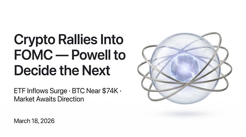 Crypto Market Analysis — March 18, 2026 | BTC · ETH · XRP · SOL | FOMC Decision Day
