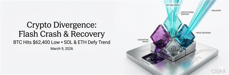 Crypto Market Analysis – March 9, 2026 | BTC, ETH, XRP, SOL | Capital Street FX