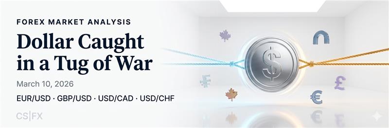 Forex Market Analysis — March 10, 2026 | EUR/USD, GBP/USD, USD/CAD, USD/CHF Trade Setups