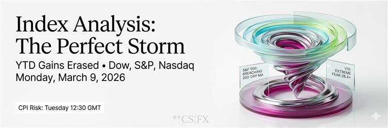 US Index Market Analysis – March 9, 2026 | Dow Jones, S&P 500, Nasdaq 100 Trade Setups