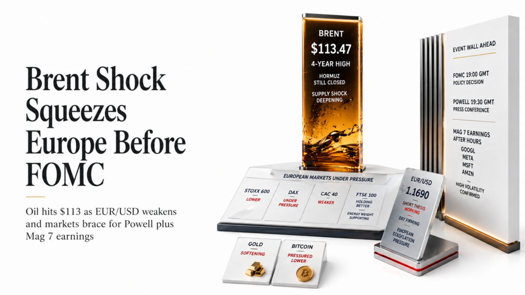 Market Analysis – US And European Session | 29th April 2026