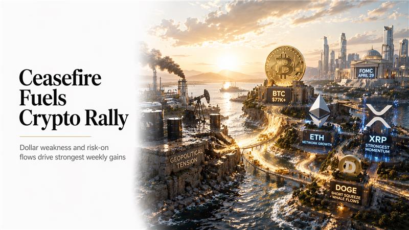 Weekly Crypto Market Report — BTC/USD, ETH/USD, XRP/USD, DOGE/USD | Capital Street FX Research Desk — April 18, 2026