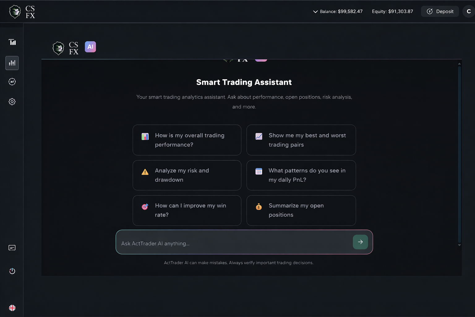 Account Analyzer View