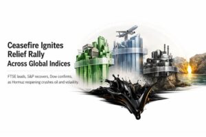 Global Indices Surge as US-Iran Ceasefire Sparks Relief Rally: FTSE 100, S&P 500, Dow Jones | Capital Street FX Research Desk — April 8, 2026