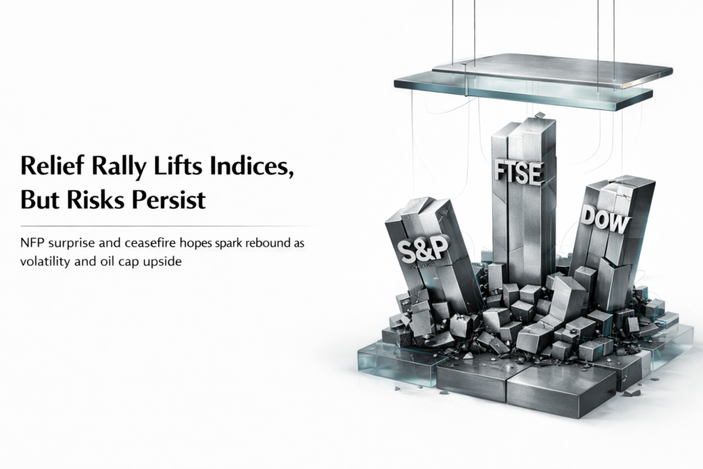 Weekly Index Report — Dow Jones, S&P 500, FTSE 100 | Capital Street FX · 4 April 2026