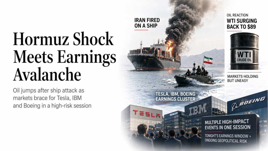 Morning Briefing April 22 2026 — WTI $89 on Stalled Talks, Tesla/IBM/Boeing Earnings Day, Ceasefire Extended Open-Ended | Capital Street FX