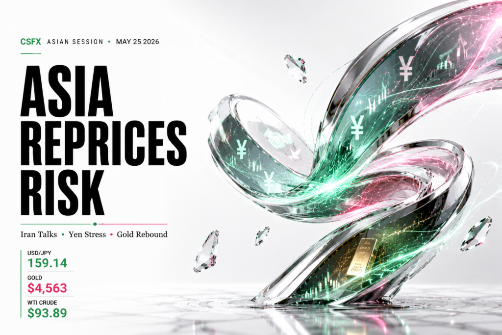 Iran Deal Closing & Yen at Crossroads | Technical Analysis | Capital Street FX Asian Session Brief · 25 May 2026