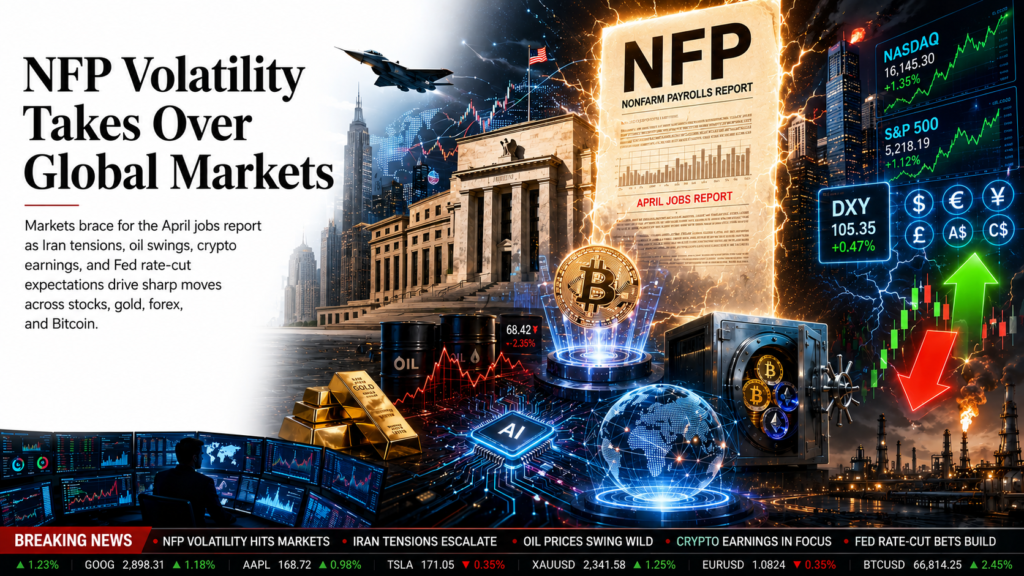 Daily Market Analysis May 8, 2026| Morning Session | NFP Day · Iran Rebuffs US · COIN Miss · Airbnb Beat | Capital Street FX