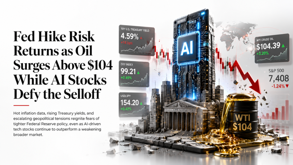 Fed Hike Risk Returns, Oil Above $104 & AI Stocks Defy the Selloff | Weekly Analysis – US Markets | 19–23 May 2026
