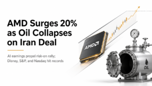 AMD Surges 20% as Oil Crashes on Iran Deal Hopes | US Market Close May 6 2026