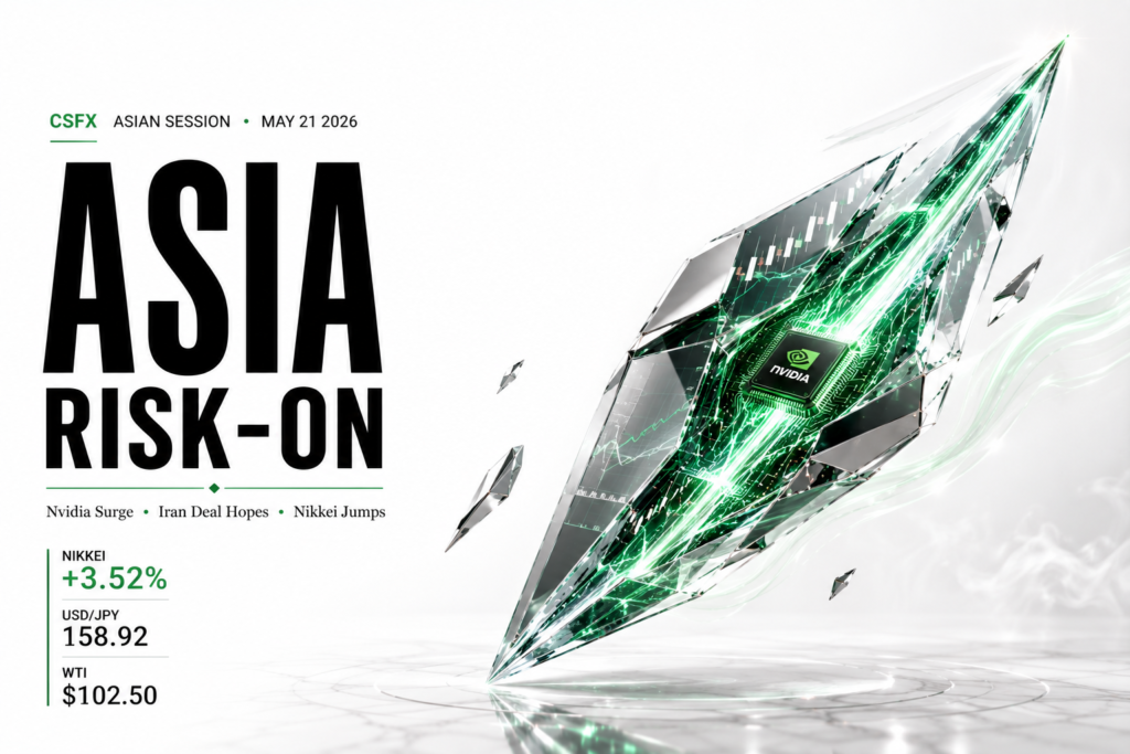 Iran Peace Talks, Nvidia Surge & Asian Equity | Technical Analysis – Asian Session | Capital Street FX Daily Brief · 20 May 2026