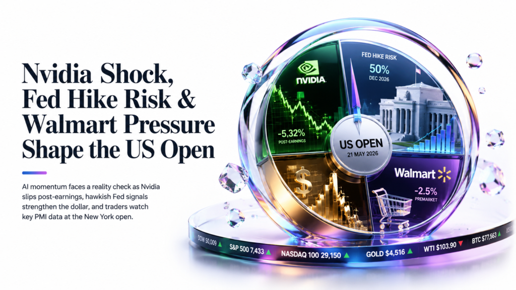 Nvidia Surge, Walmart Beat & Fed Hike Risk | Capital Street FX US Session Brief · 21 May 2026