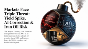 Markets Face Triple Threat as Yields Surge, AI Stocks Fall, Oil Jumps