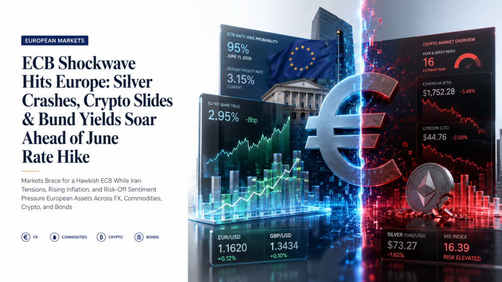 ECB Hike Incoming, Silver Slides & Bund Yields Surge | Technical Analysis -European Session | 4 June 2026