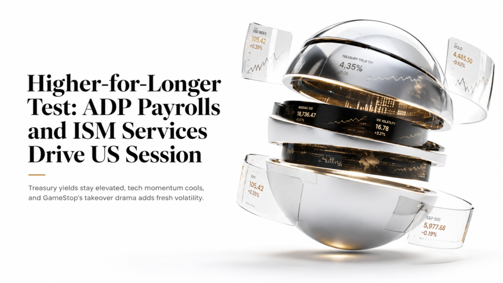 ADP Payrolls, ISM Services Showdown & GME eBay War | Technical Analysis – US Session | 3 June 2026