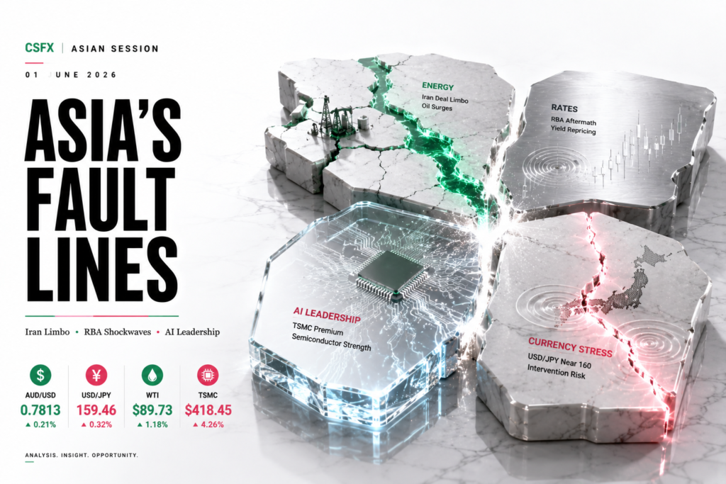 Iran Deal Limbo| Technical Analysis | Capital Street FX Asian Session Brief · 1 June 2026