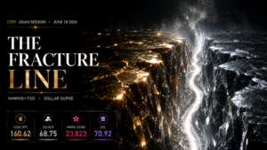 Hawkish Fed Holds at 3.75% – Dollar Surges, Silver $68.75, Hang Seng Tests 23,823, Yen Near 160.62 & Crypto Slips | Technical Analysis – Asian Session Brief | 18 June 2026
