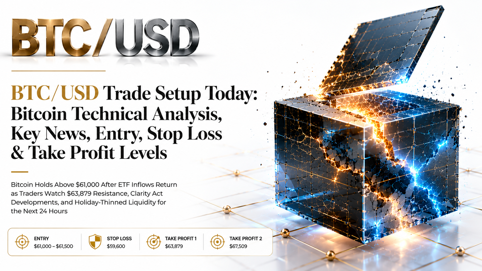 BTC USD Trade setup