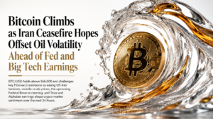 Bitcoin Climbs as Iran Ceasefire