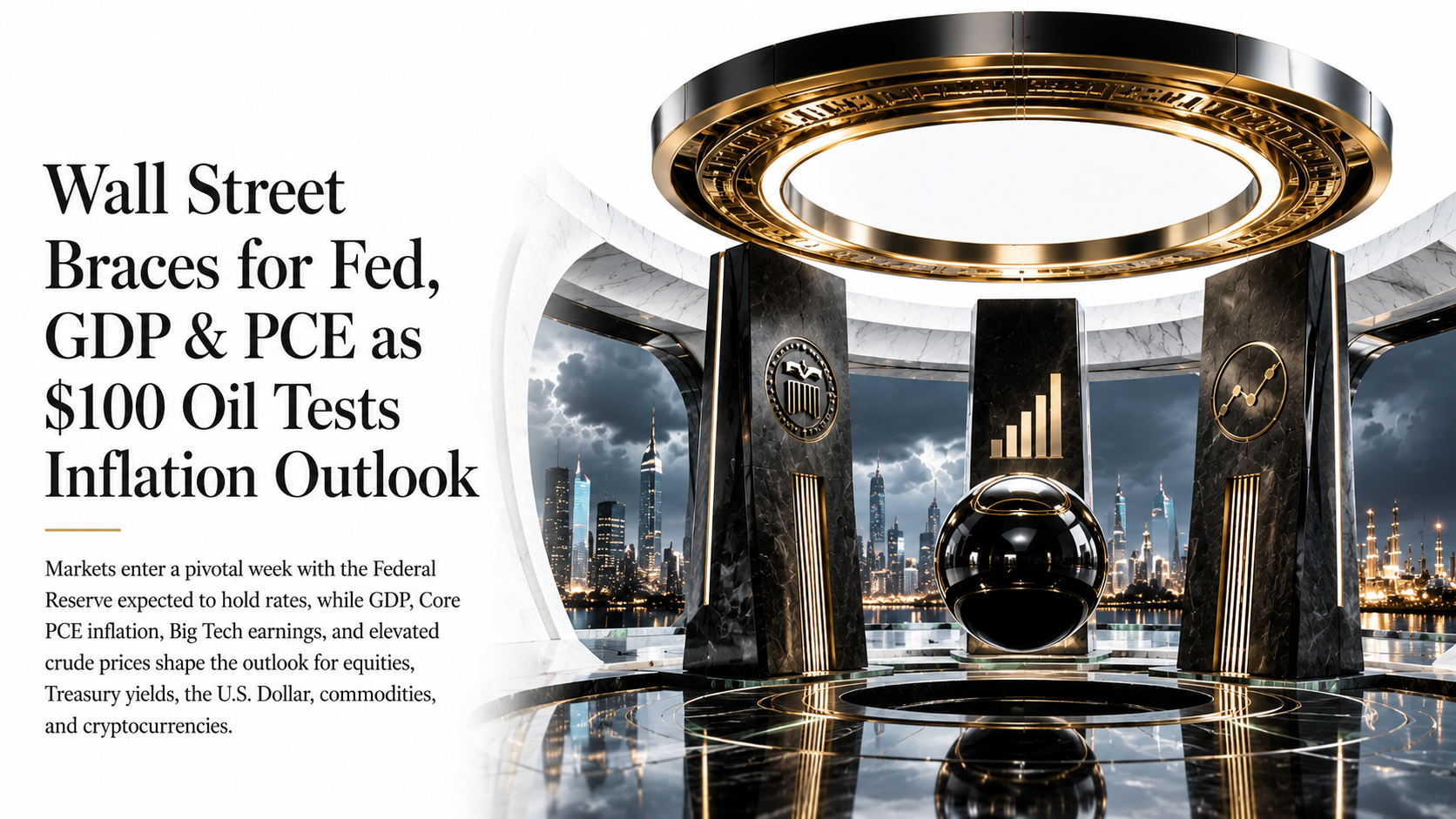 Wall Street Braces for Fed GDP and PCE