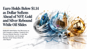 Euro Holds Near $1.14 Pre-NFP, Cable Steadies on Bailey’s Hawkish Hint · Silver and Gold Rebound, Oil Slides on Iran Optimism · FTSE Cautious |  European Session – Technical Analysis | 2 July 2026