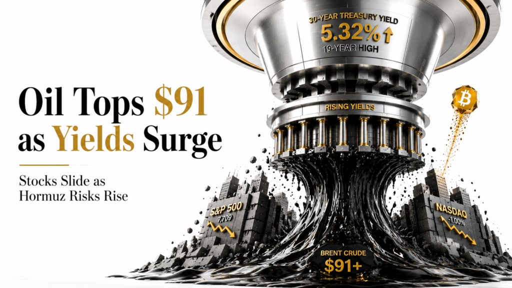 Treasury Yields Surge to Fresh Highs and the S&P 500 Slides as Oil Tops $91 on the Iran Truce Expiry, While Home Depot Beats and Bitcoin Bucks the Selloff | Technical Analysis – US Session | August-18-2026 | Capital Street FX