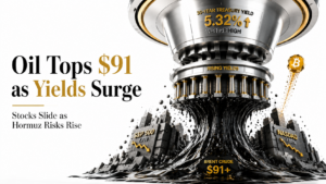 Oil Tops $91 as Yields Surge