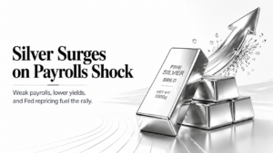 Silver surges on payrolls shock