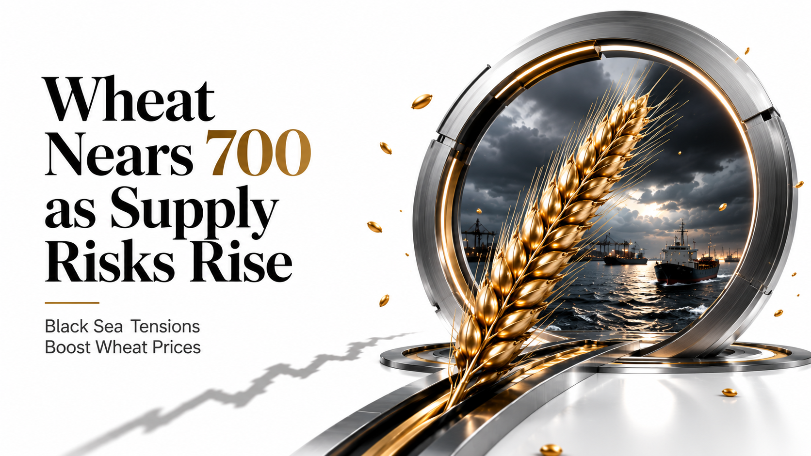 Wheat Nears 700 as Supply
