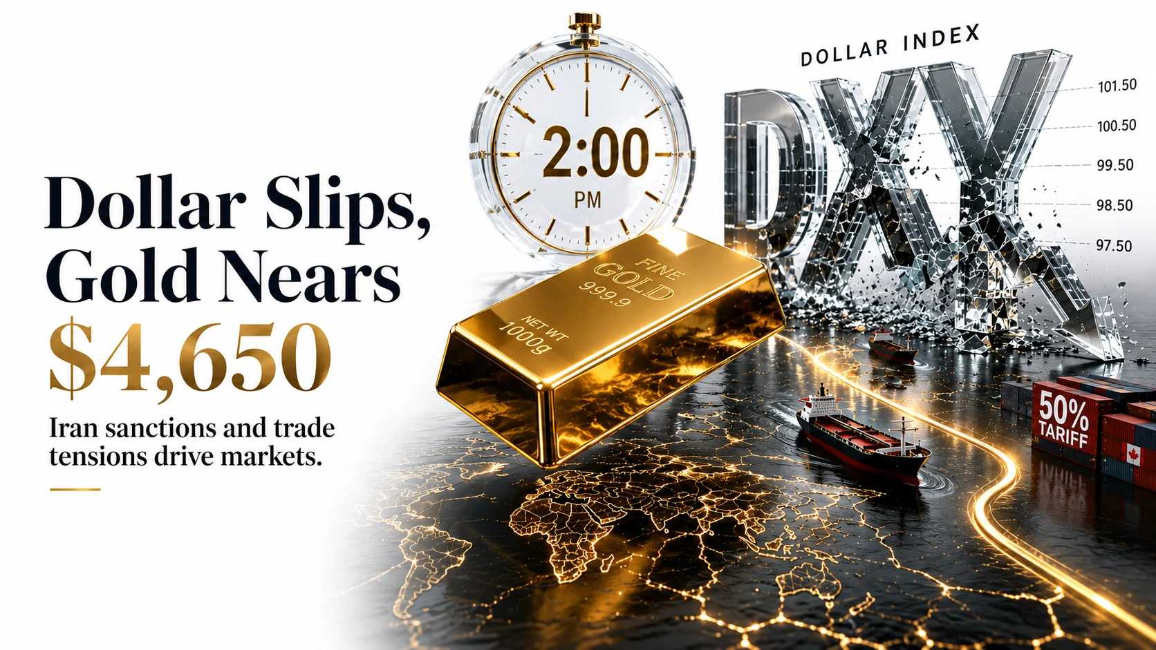 Dollar Teeters Near Multi-Month Lows Ahead of Bessent's 2pm "Economic D-Day" on Iran