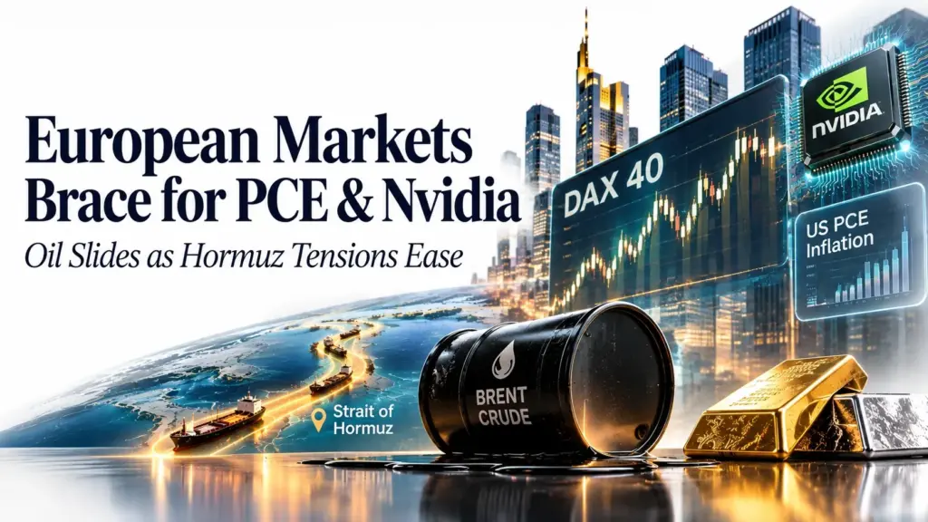 European Shares Flat as Oil Sinks on Hormuz Hopes, Bund Yields Slip | Technical Analysis – European Session | 26-08-2026
