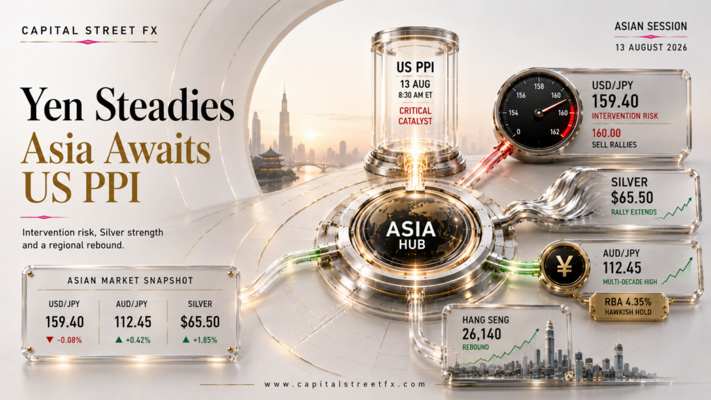 market analysis 13 08 2026 asian session