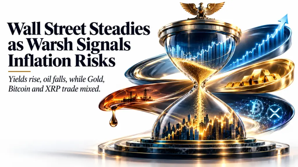 Wall Street Steadies as Warsh Warns Inflation Is “Running Too High,” the Yield Curve Twists and Oil Slides Toward $82 | Technical Analysis – US Session | 28 August 2026