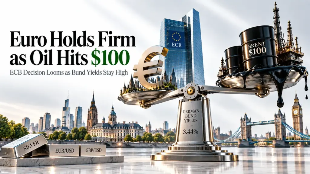 Euro Steadies Near $1.165 as Brent Touches $100 and Bund Yields Hold 15-Year Highs Into Today’s ECB Decision | Technical Analysis – European Session | 10-09-2026