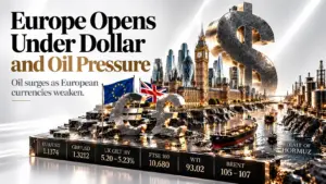 europe opens dollar oil pressure