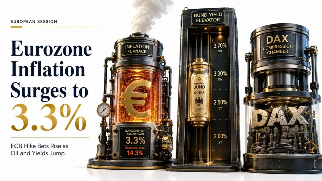 Eurozone Inflation Jumps to 3.3% as Bund Yields Hit a 15-Year High and Oil Extends Its Iran-Driven Surge | Technical Analysis – European Session | 01-09-2026
