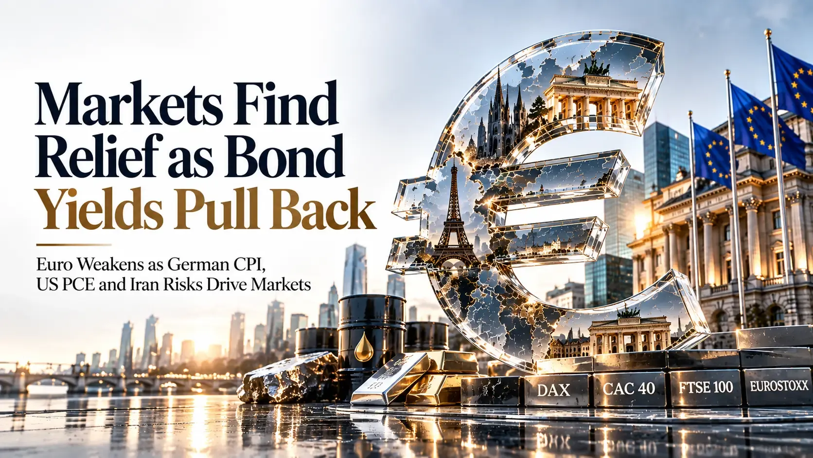 markets find relief bond yields pull back