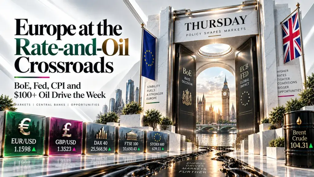 Week Ahead, 14–18 September: Bank of England Decision and UK Inflation Frame the European Session as Brent Above $100 Keeps the Pressure On | European Session – Technical Analysis | 12-09-2026