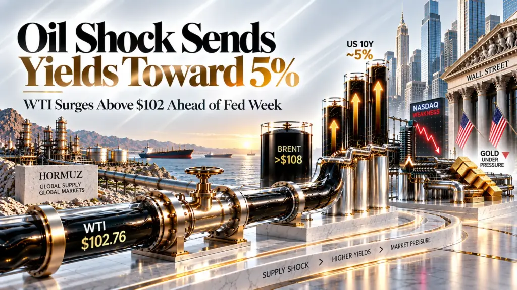 Oil’s Middle East Spike Drives the 10-Year to the Brink of 5% as Wall Street Braces for Fed Week | Technical Analysis – US Session | 14 September 2026