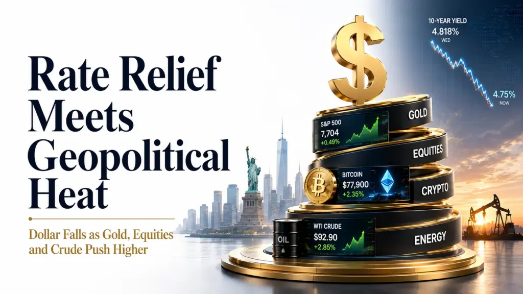rate relief geopolitical heat