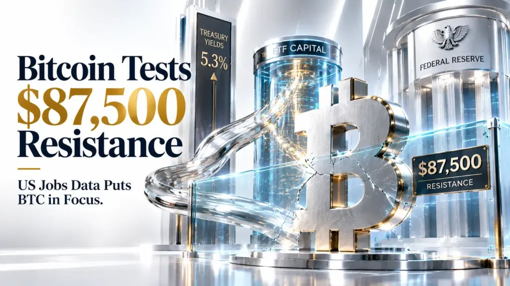 bitcoin tests 87500 Weekly Market Analysis